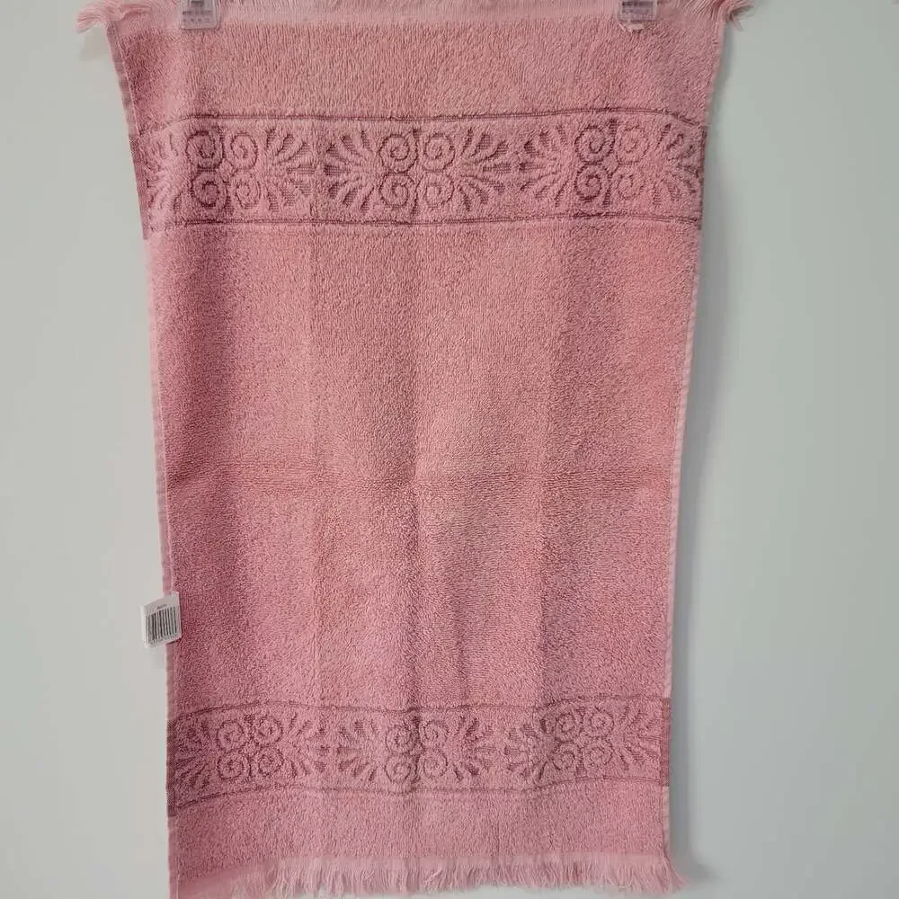 Cannon Santa Cruz Towel Set Of 3 Vintage Pink 1 Bath Towel 2 Hand Towels Fringe